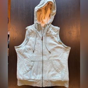 Carhartt M fleece lined vest, mint green